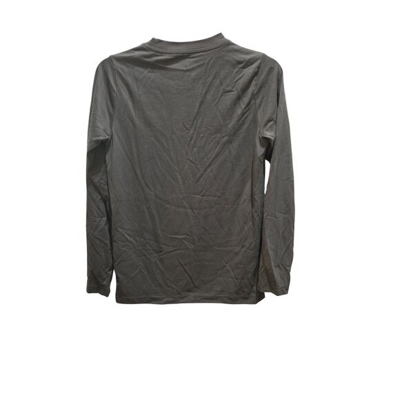 Nike Boys S Gray Long Sleeve Dri-Fit Athletic Top Performance Shirt NWT - Picture 6 of 9